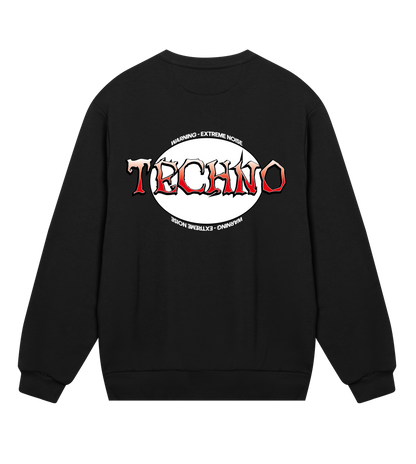 GABBERPOINT - TECHNO WARNING SWEATSHIRT