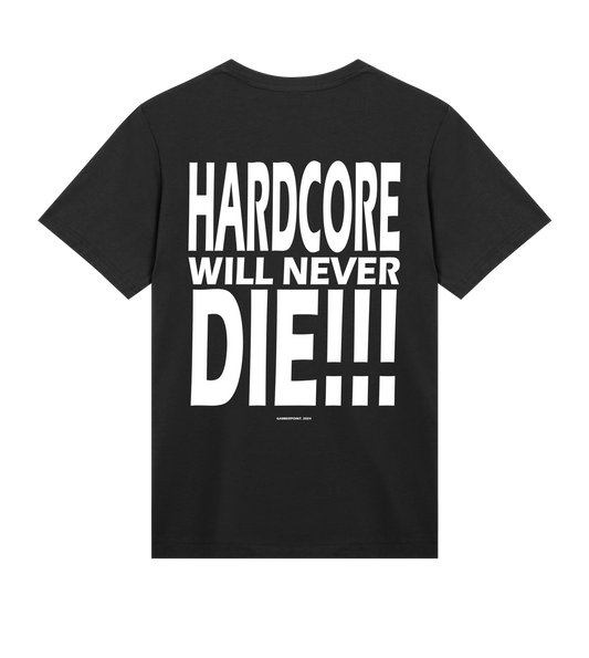 GABBERPOINT - HARDCORE WILL NEVER DIE ESSENTIAL T-SHIRT