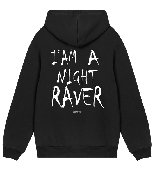 GABBERPOINT - I'AM A NIGHT RAVER HOODIE