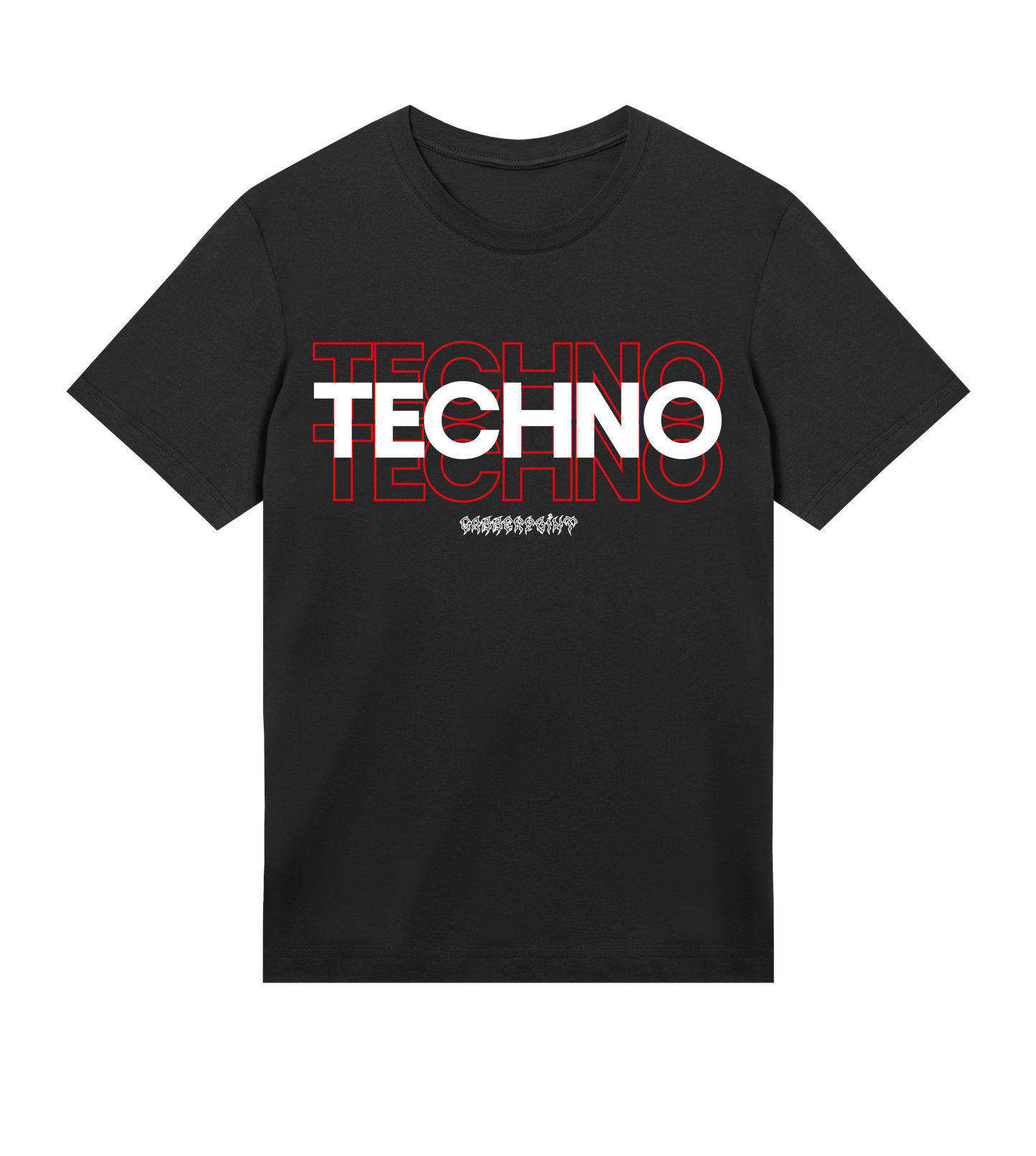 GABBERPOINT - TRIPLE TECHNO T-SHIRT