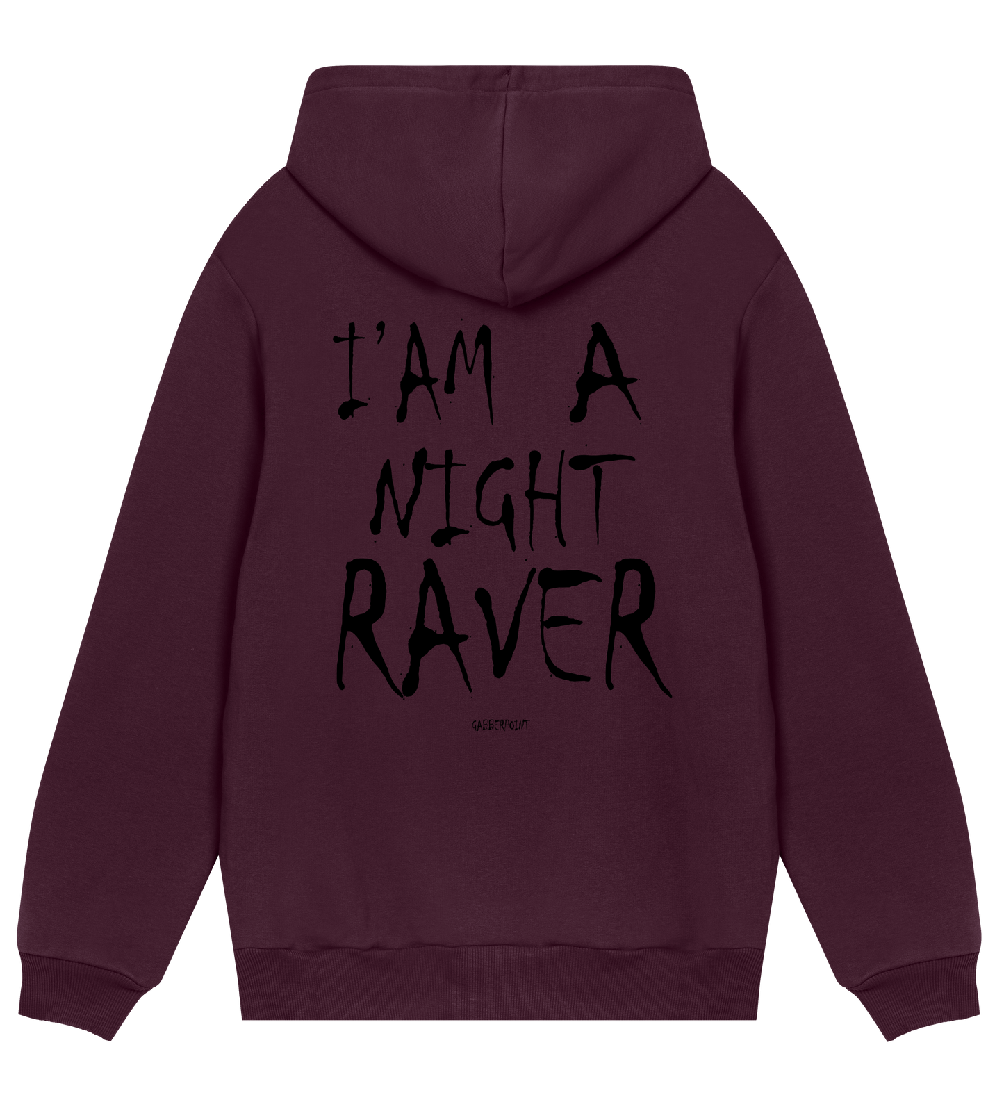 GABBERPOINT - I'AM A NIGHT RAVER HOODIE