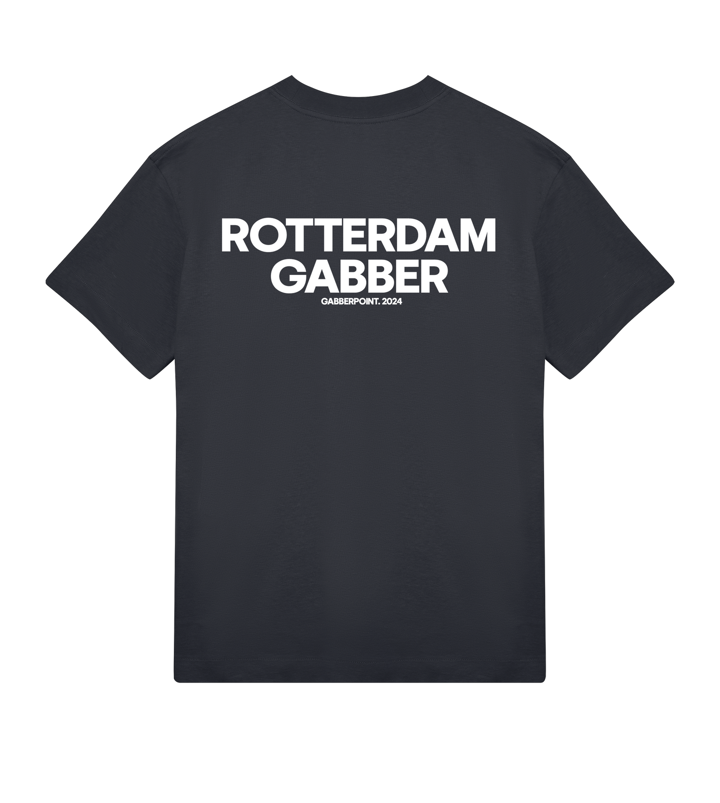 GABBERPOINT - ROTTERDAM GABBER T-SHIRT VINTAGE BLACK (OVERSIZED)