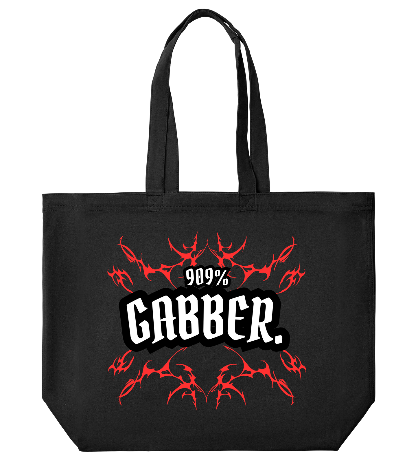 GABBERPOINT - 909% GABBER LIMITED EDITION LARGE TOTE BAG