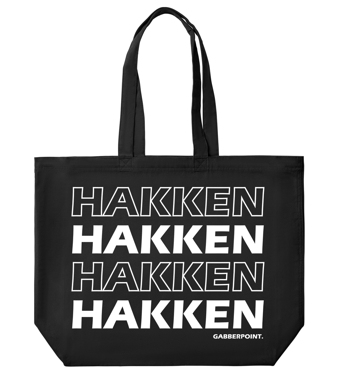 GABBERPOINT - HAKKEN ESSENTIAL LARGE TOTE BAG