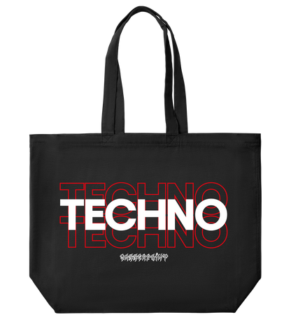 GABBERPOINT - TRIPLE TECHNO LARGE TOTE BAG