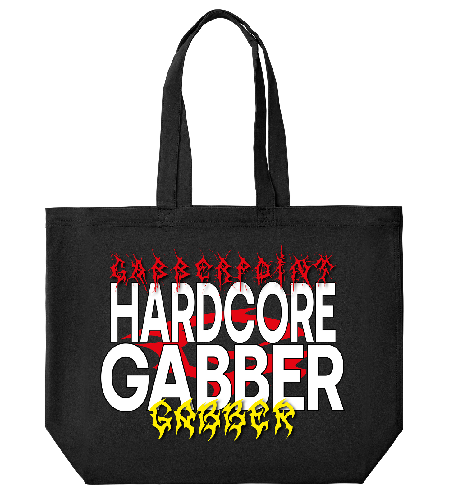 GABBERPOINT - HARDCORE GABBER LARGE TOTE BAG