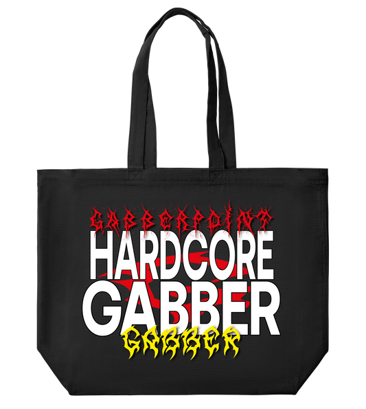 GABBERPOINT - HARDCORE GABBER LARGE TOTE BAG