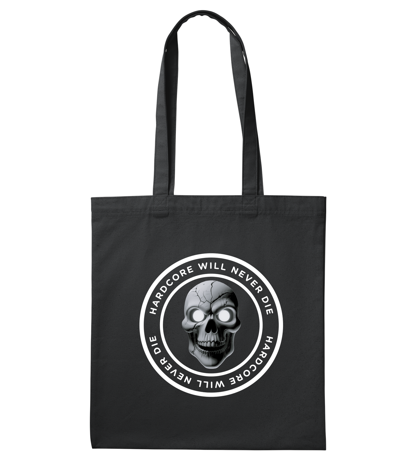 GABBERPOINT - HARDCORE WILL NEVER DIE ROUND TOTE BAG