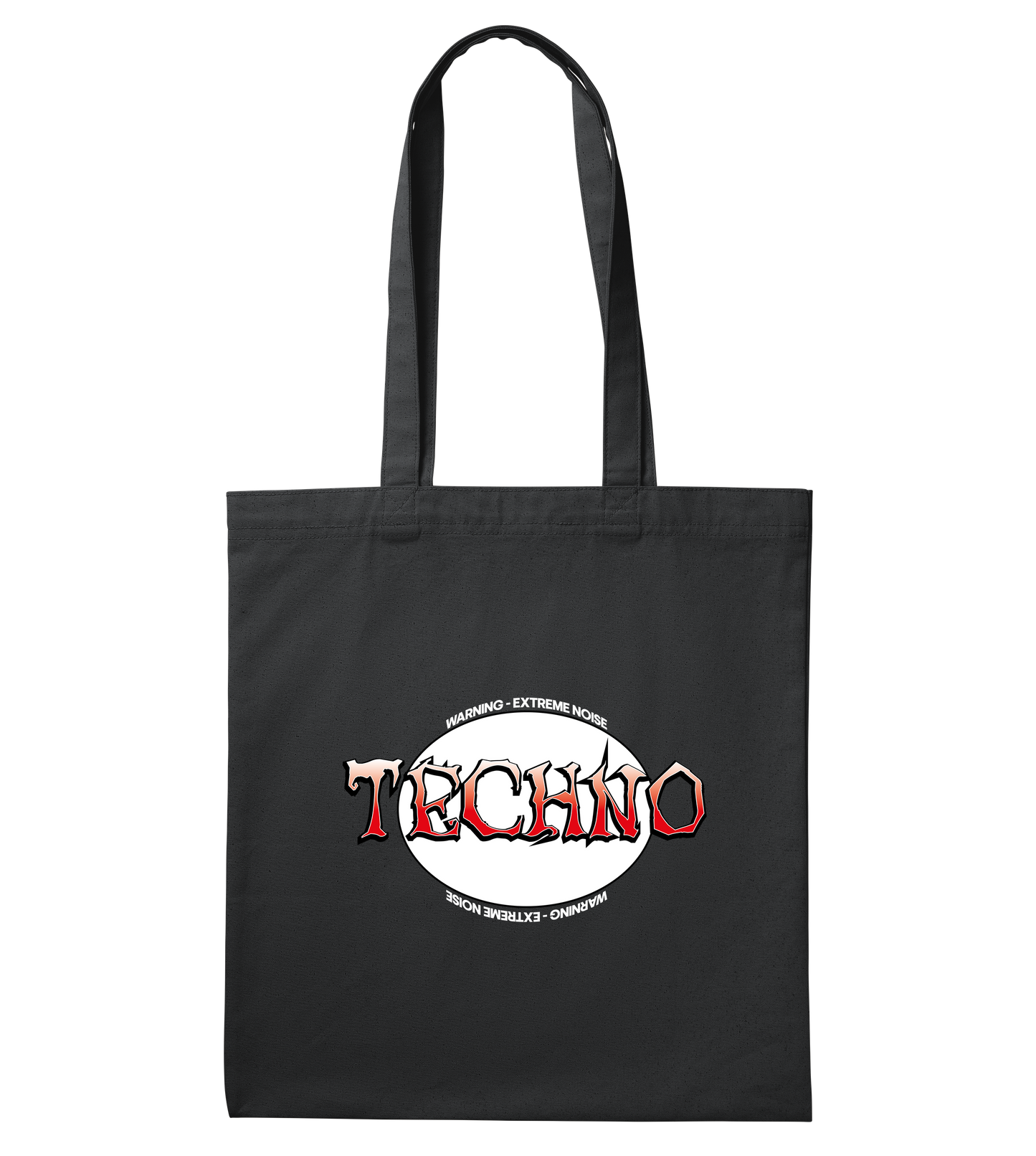 GABBERPOINT - TECHNO WARNING TOTE BAG