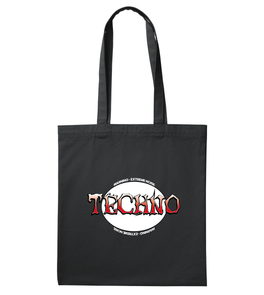 GABBERPOINT - TECHNO WARNING TOTE BAG