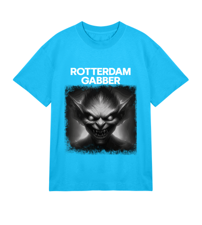 GABBERPOINT - ROTTERDAM GABBER T-SHIRT VINTAGE BLACK (OVERSIZED)